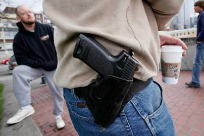 An overwhelming seven in 10 Americans say they would feel safer living in a neighborhood where individuals could own a gun for self defense