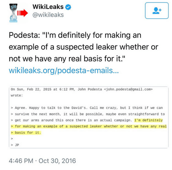 Screenshot - 5_27_2017 , 4_52_53 PM wikileaks tweet podesta words to clinton seth rich