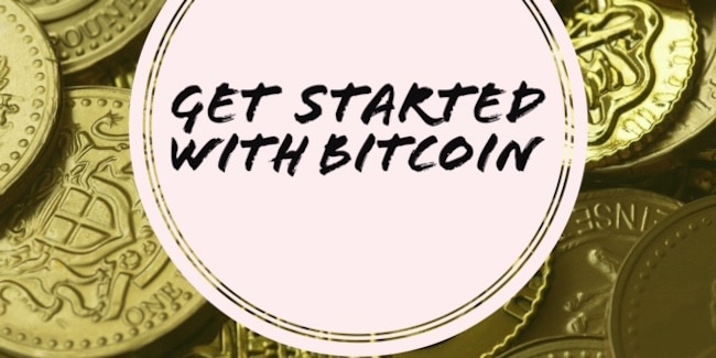getting started with bitcoin action button