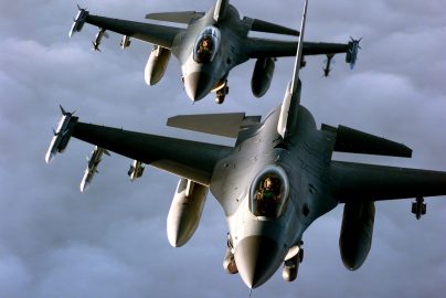 FILE PHOTO OF US F-16 WARPLANES