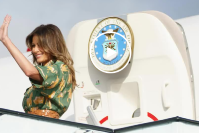 Screenshot - 10_18_2018 , 2_59_02 PM first lady melania trump airplane