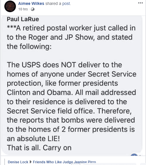 Screenshot - 10_26_2018 , 12_10_48 AM paul larue retired postal worker pipe bombs secret service