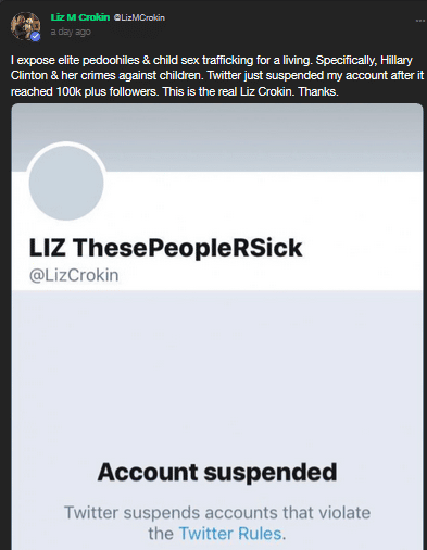 Screenshot - 11_26_2018 , 10_13_29 PM liz crokin twit account suspended