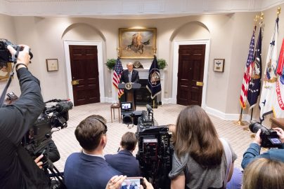 trump addresses the immigration crisis the white house - Official White House Photo by Joyce N Boghosian