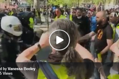 Screenshot - 4_21_2019 , 11_38_41 PM police shooting yellow vest protesters france shocking video monday