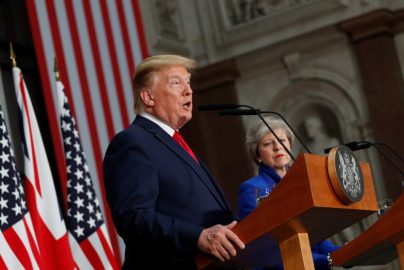 U.S. President Donald Trump visits Britain