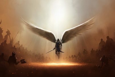 Christian Angel Warrior Image