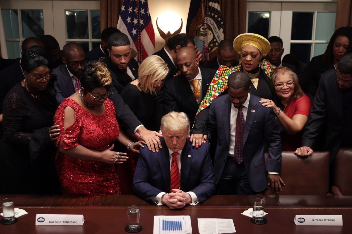 President Trump Meets With African American Leaders In The Cabinet Room