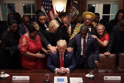President Trump Meets With African American Leaders In The Cabinet Room