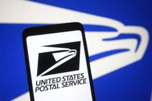 In this photo illustration the United States Postal Service