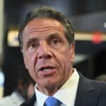 Andrew Cuomo press conference at Yankee Stadium, NYC - 7/26/21