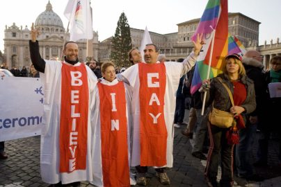 Demonstrators take part during a sit-in