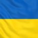 Ukraine flag waving