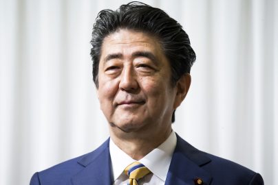 Japanese Prime Minister Shinzo Abe Attends His Party Convention