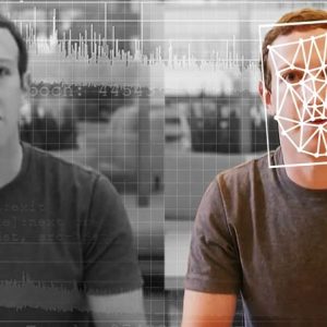 A comparison of an original and deepfake video of Facebook CEO Mark Zuckerberg