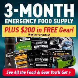 3 month emergency food kit