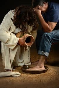 Jesus foot washing - The Bible - New Testament footwashing