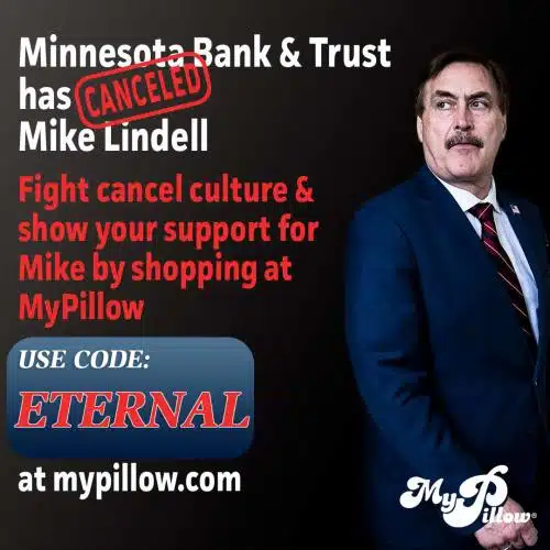 MIKE LINDELL CANCELLED: Up to 80% Off Mike Lindell's MyPillow Promo Code ETERNAL
