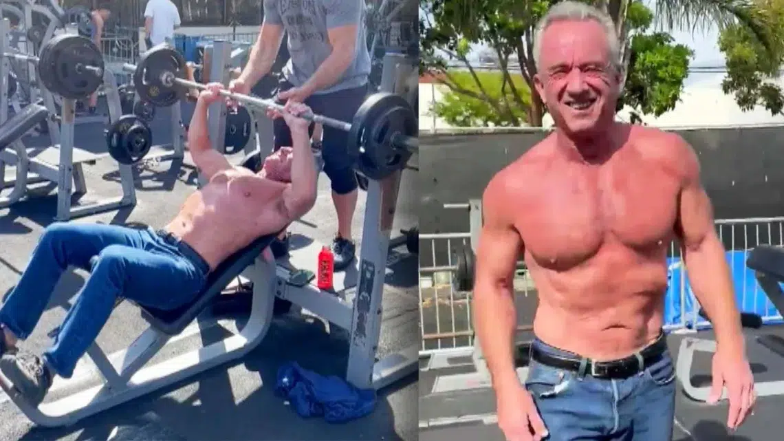 rfk-jr-muscles-with-shirt-off-2025-truth